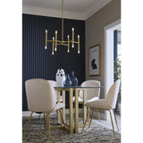 Progress Lighting Arya 12-Light Brushed Gold Modern/Contemporary Chandelier