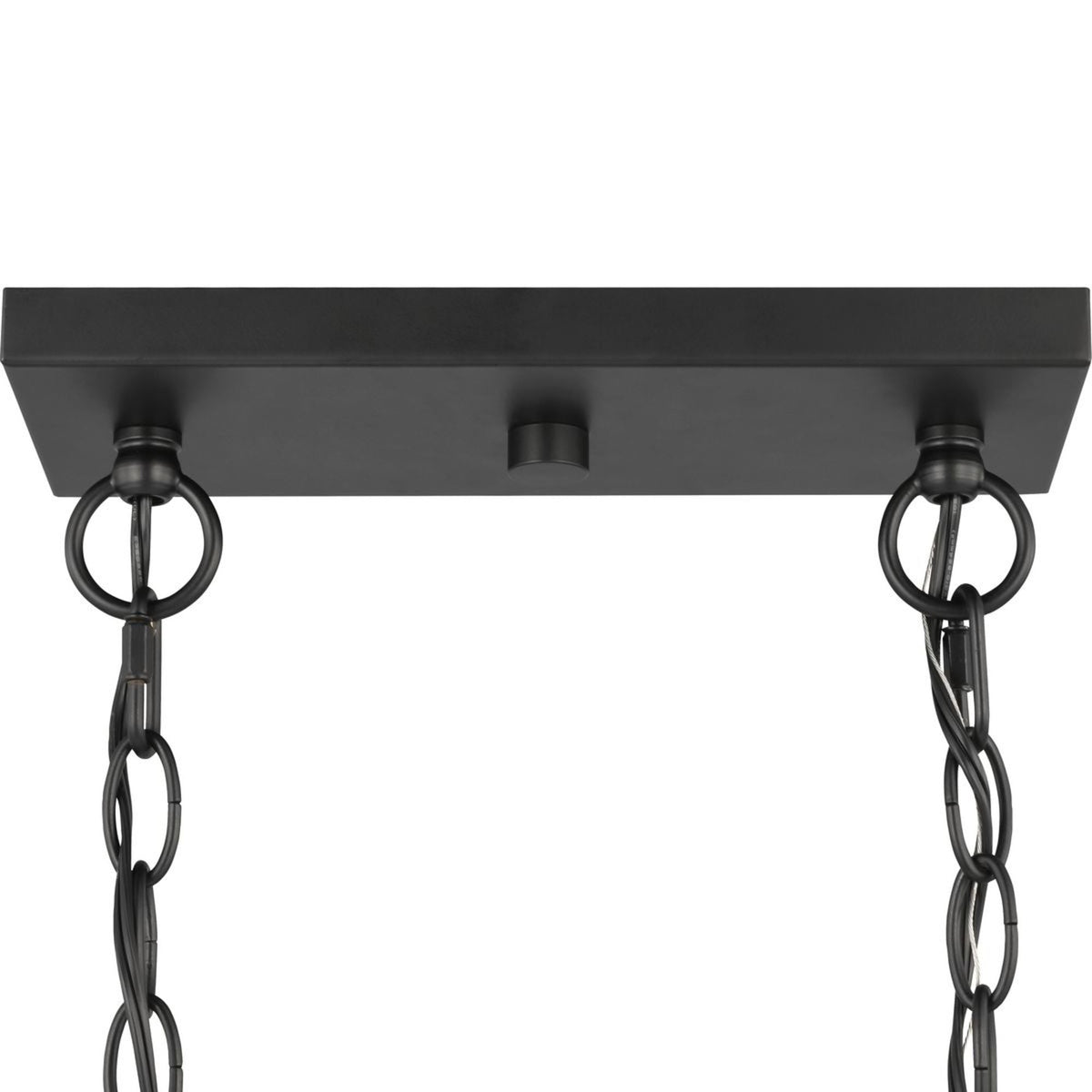 Progress Lighting Adley 3-Light Matte Black Transitional Chandelier