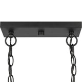 Progress Lighting Adley 3-Light Matte Black Transitional Chandelier