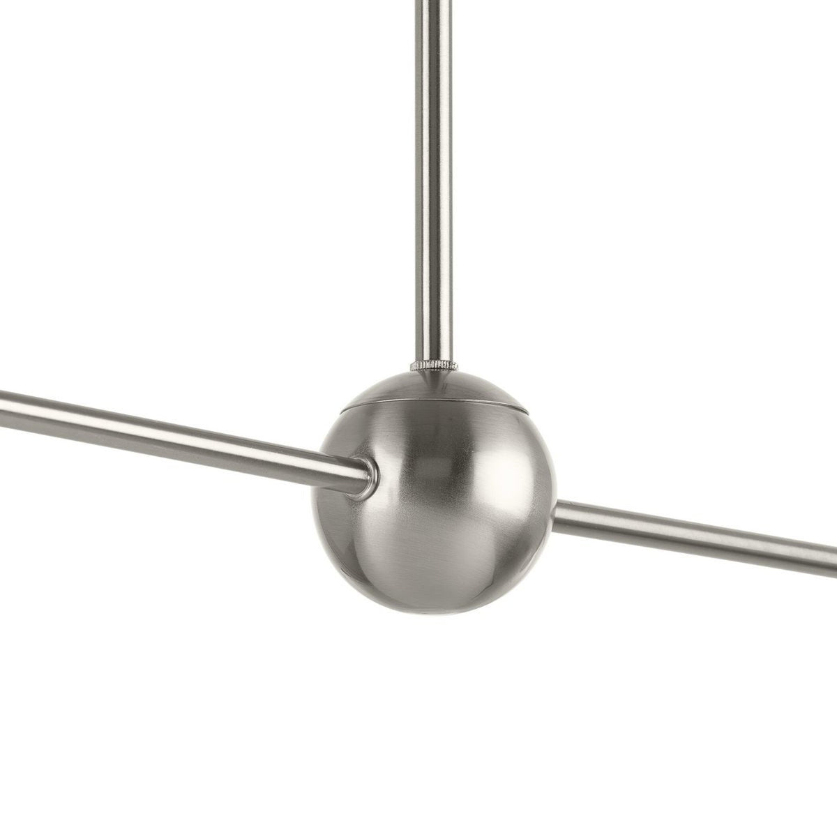 Progress Lighting Trimble 2-Light Brushed Nickel Industrial Chandelier