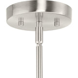 Progress Lighting Trimble 2-Light Brushed Nickel Industrial Chandelier