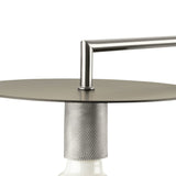 Progress Lighting Trimble 2-Light Brushed Nickel Industrial Chandelier
