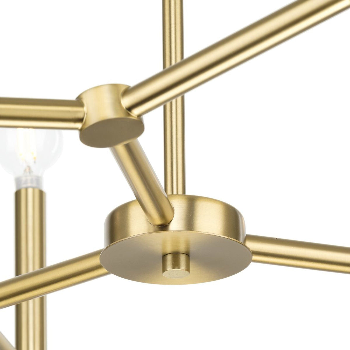 Progress Lighting Arya 12-Light Brushed Gold Modern/Contemporary Chandelier