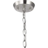 Progress Lighting Vertex 3-Light Brushed Nickel Modern/Contemporary Chandelier