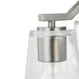 Progress Lighting Vertex 3-Light Brushed Nickel Modern/Contemporary Chandelier