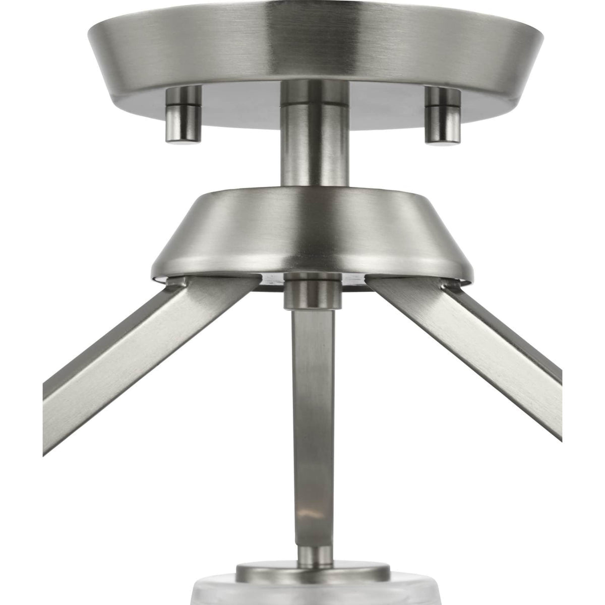 Progress Lighting Vertex 3-Light Brushed Nickel Modern/Contemporary Chandelier