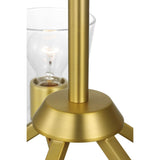 Progress Lighting Vertex 5-Light Brushed Gold Modern/Contemporary Chandelier