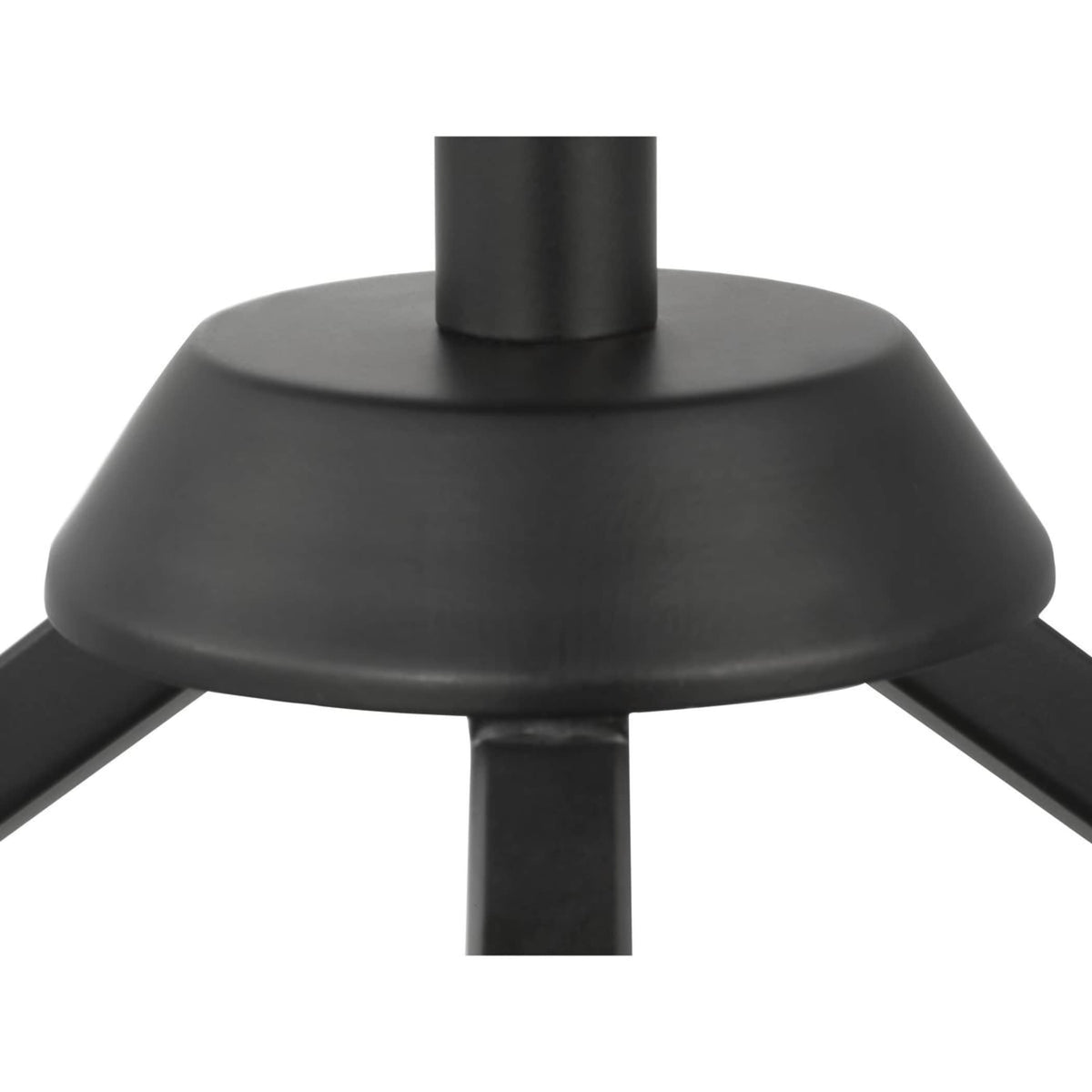 Progress Lighting Vertex 3-Light Matte Black Modern/Contemporary Etched Glass Cone Medium Hanging Pendant Light