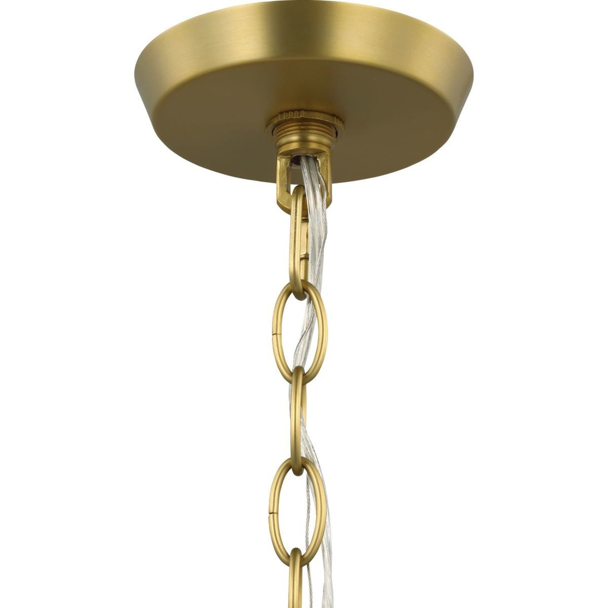 Progress Lighting Vertex 5-Light Brushed Gold Modern/Contemporary Chandelier