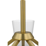 Progress Lighting Vertex 5-Light Brushed Gold Modern/Contemporary Chandelier