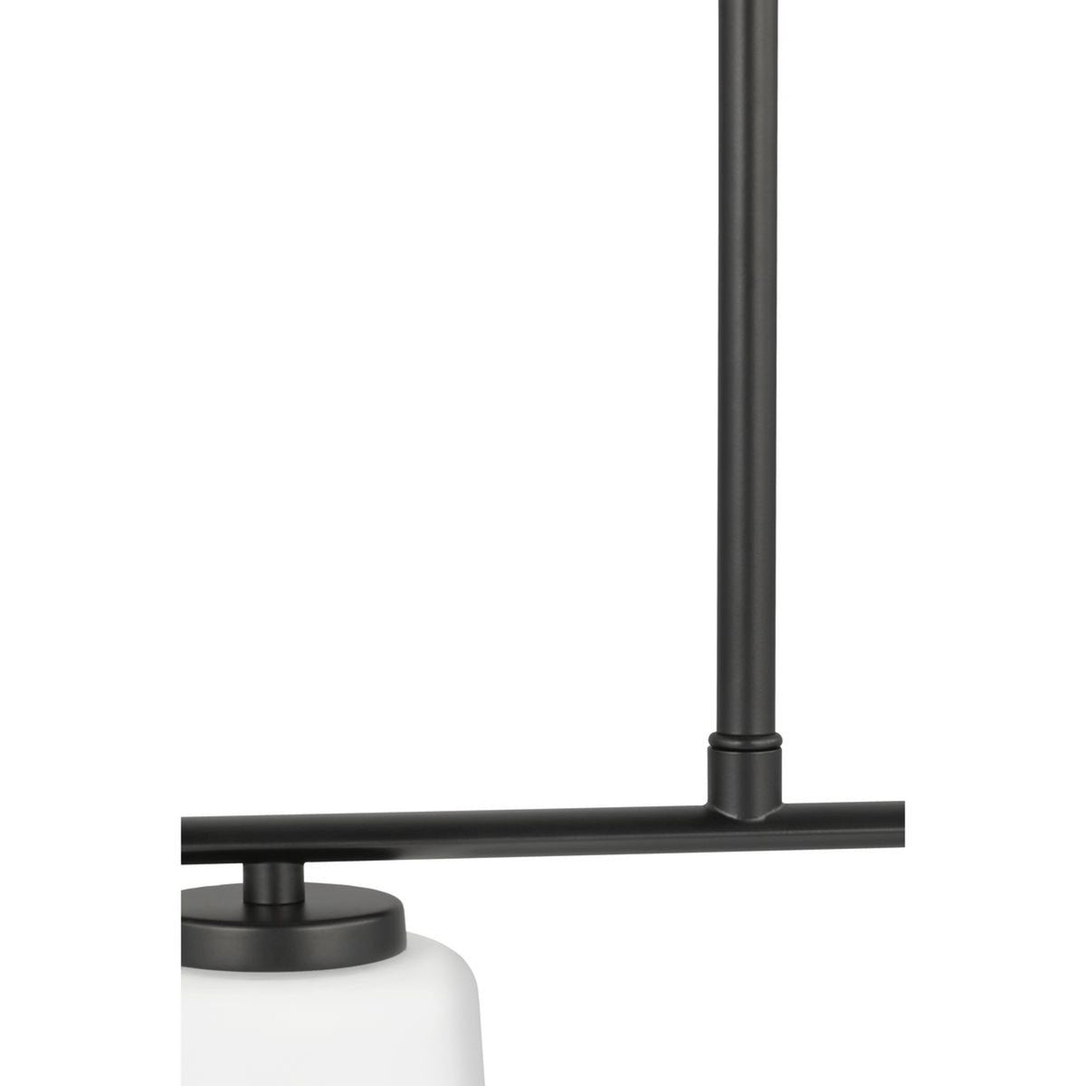 Progress Lighting Adley 3-Light Matte Black Transitional Chandelier