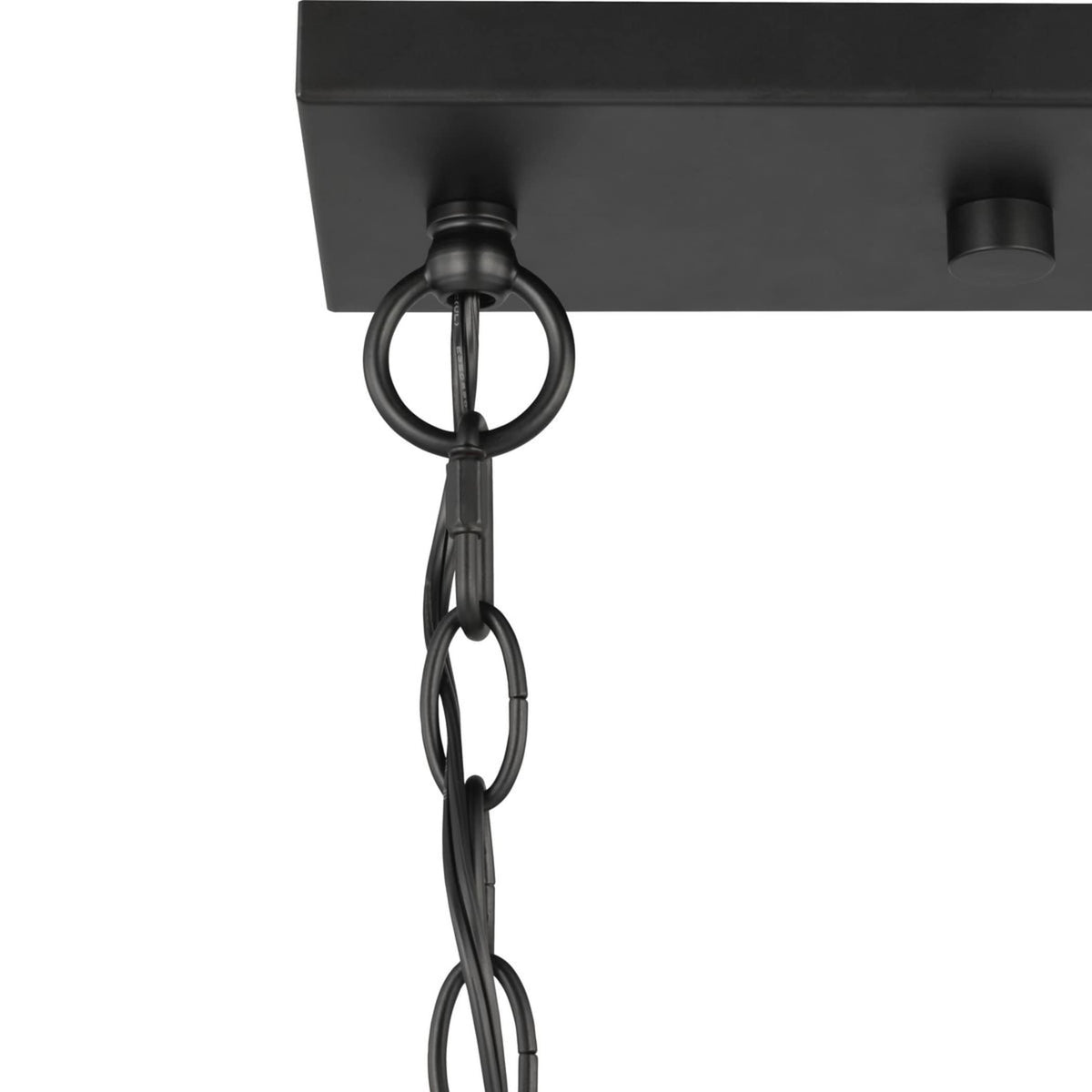Progress Lighting Adley 3-Light Matte Black Transitional Chandelier