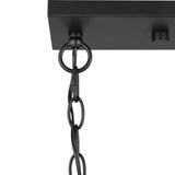 Progress Lighting Adley 3-Light Matte Black Transitional Chandelier