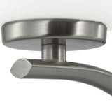 Progress Lighting Adley 3-Light Brushed Nickel Transitional Etched Glass Bell Medium Hanging Pendant Light