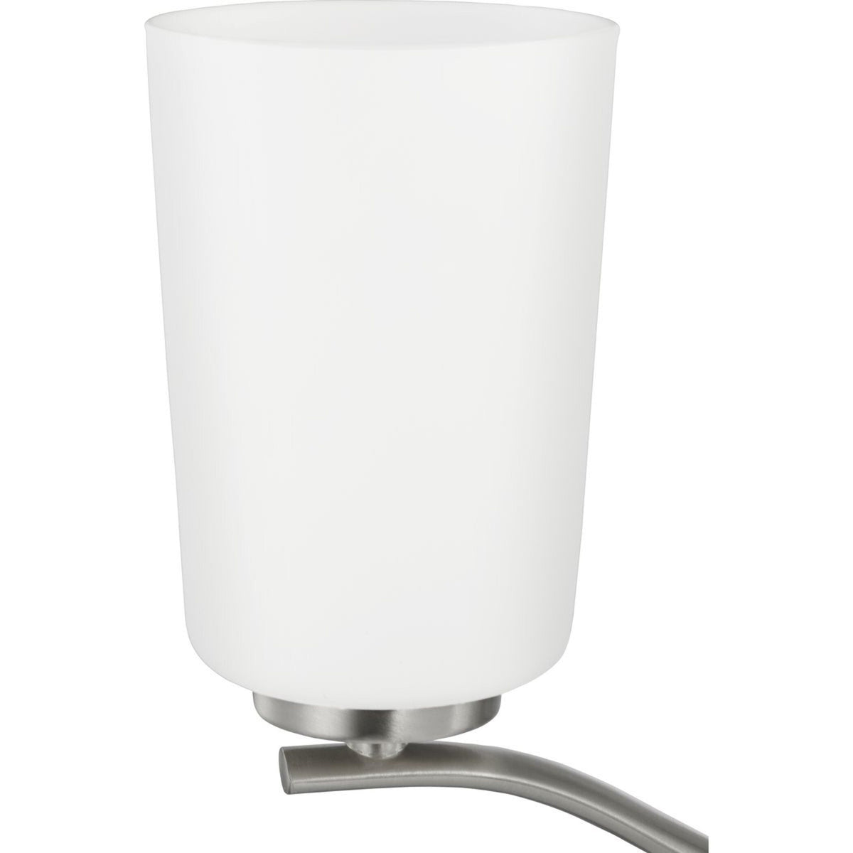 Progress Lighting Adley 3-Light Brushed Nickel Transitional Etched Glass Bell Medium Hanging Pendant Light