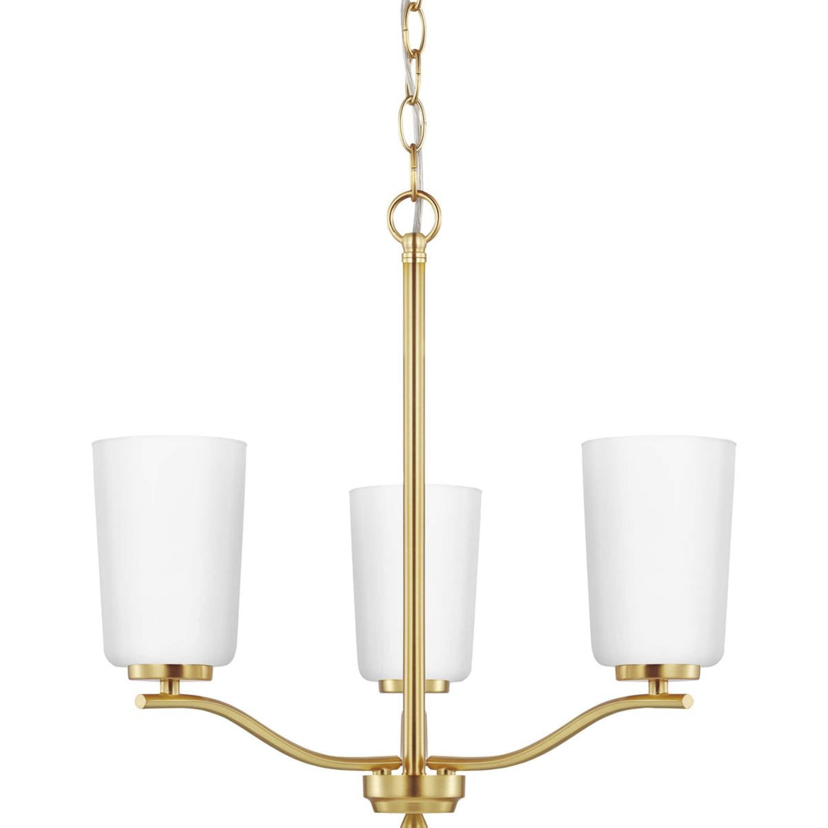 Progress Lighting Adley 3-Light Satin Transitional Chandelier