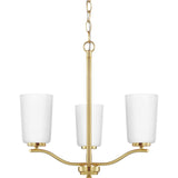 Progress Lighting Adley 3-Light Satin Transitional Chandelier