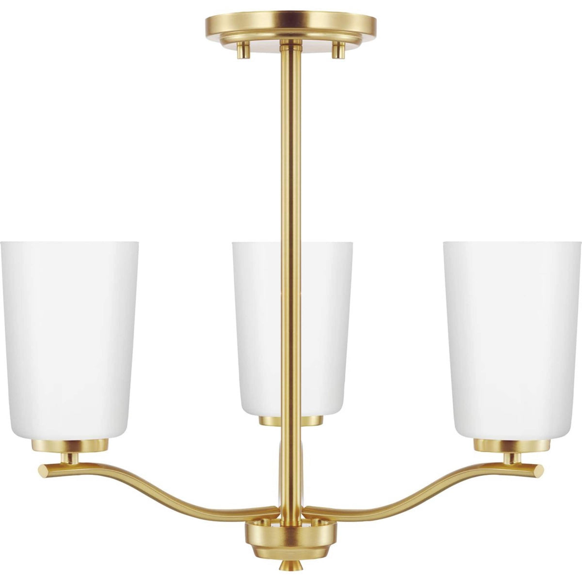 Progress Lighting Adley 3-Light Satin Transitional Chandelier