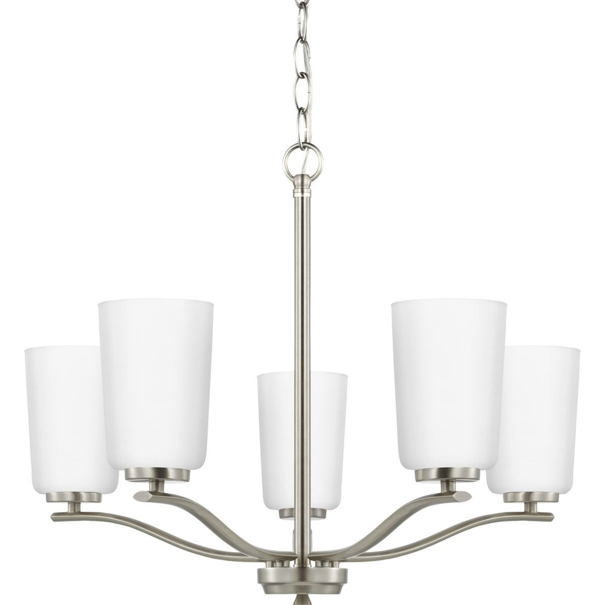 Progress Lighting Adley 5-Light Brushed Nickel Transitional Chandelier