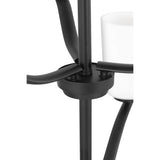 Progress Lighting Adley 9-Light Matte Black Transitional Chandelier