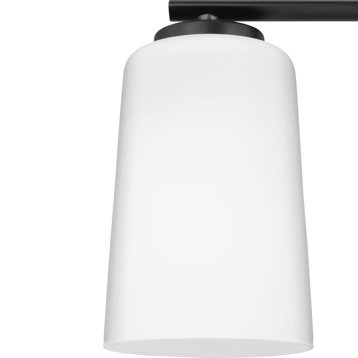 Progress Lighting Adley 3-Light Matte Black Transitional Chandelier