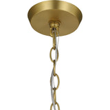 Progress Lighting Vertex 4-Light Brushed Gold Modern/Contemporary Geometric Medium Hanging Pendant Light