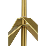 Progress Lighting Vertex 4-Light Brushed Gold Modern/Contemporary Geometric Medium Hanging Pendant Light