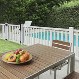 Freedom 5-in W x 5-in L White Vinyl Fence Post Cap- Fits Common Post Measurement: 5-in x 5-in