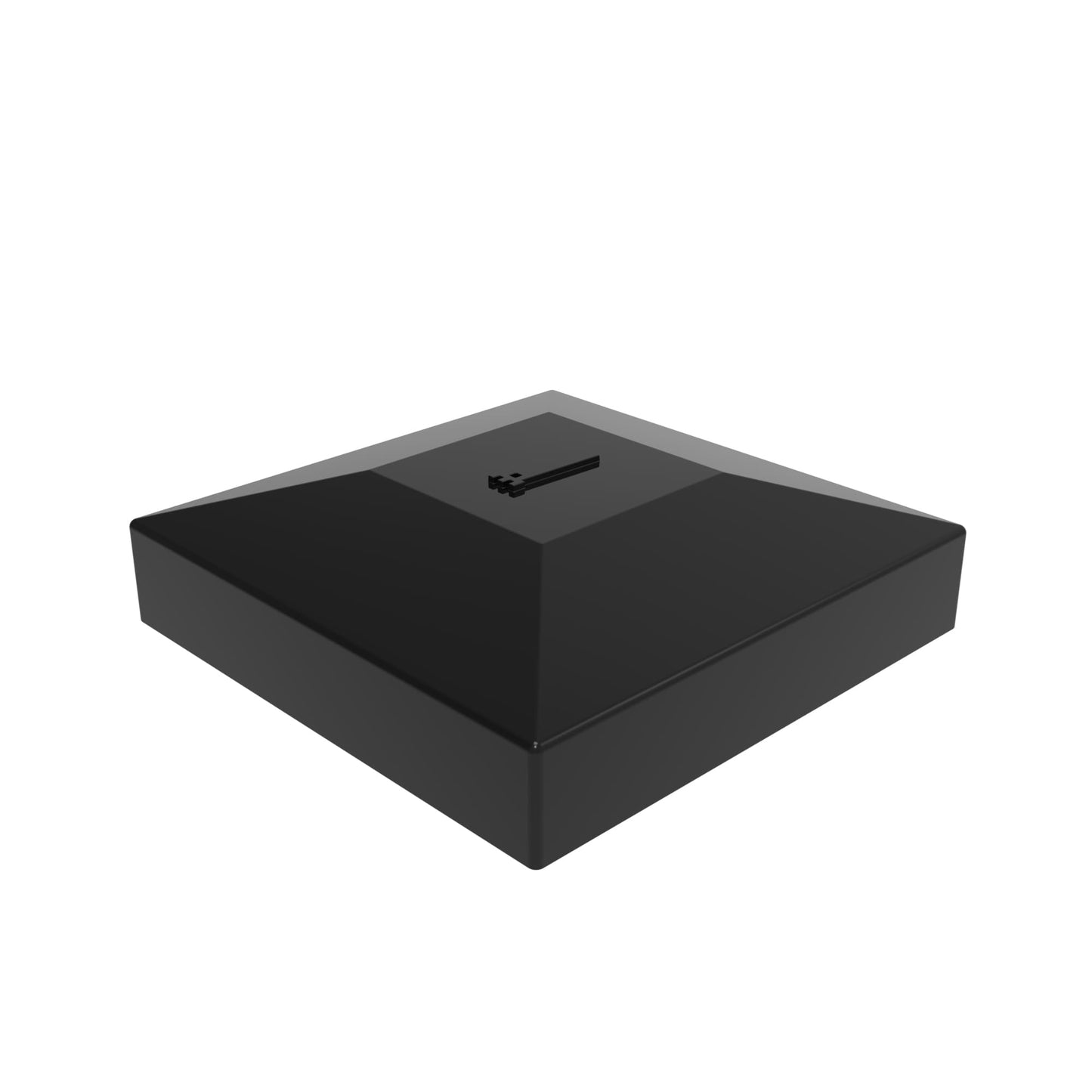 Fortress Building Products 5-in W x 2.5-in L Aluminum Fence Dome Cap- Fits Common Post Measurement: 2-1/2-in x 2-1/2-in