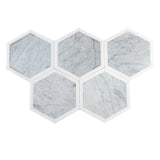 Apollo Tile (Sample) Athens White and Gray 12-in x 12-in Polished Marble Look Floor and Wall Tile