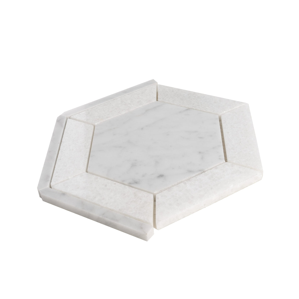 Apollo Tile (Sample) Athens White and Gray 8-in x 8-in Polished Marble Look Floor and Wall Tile