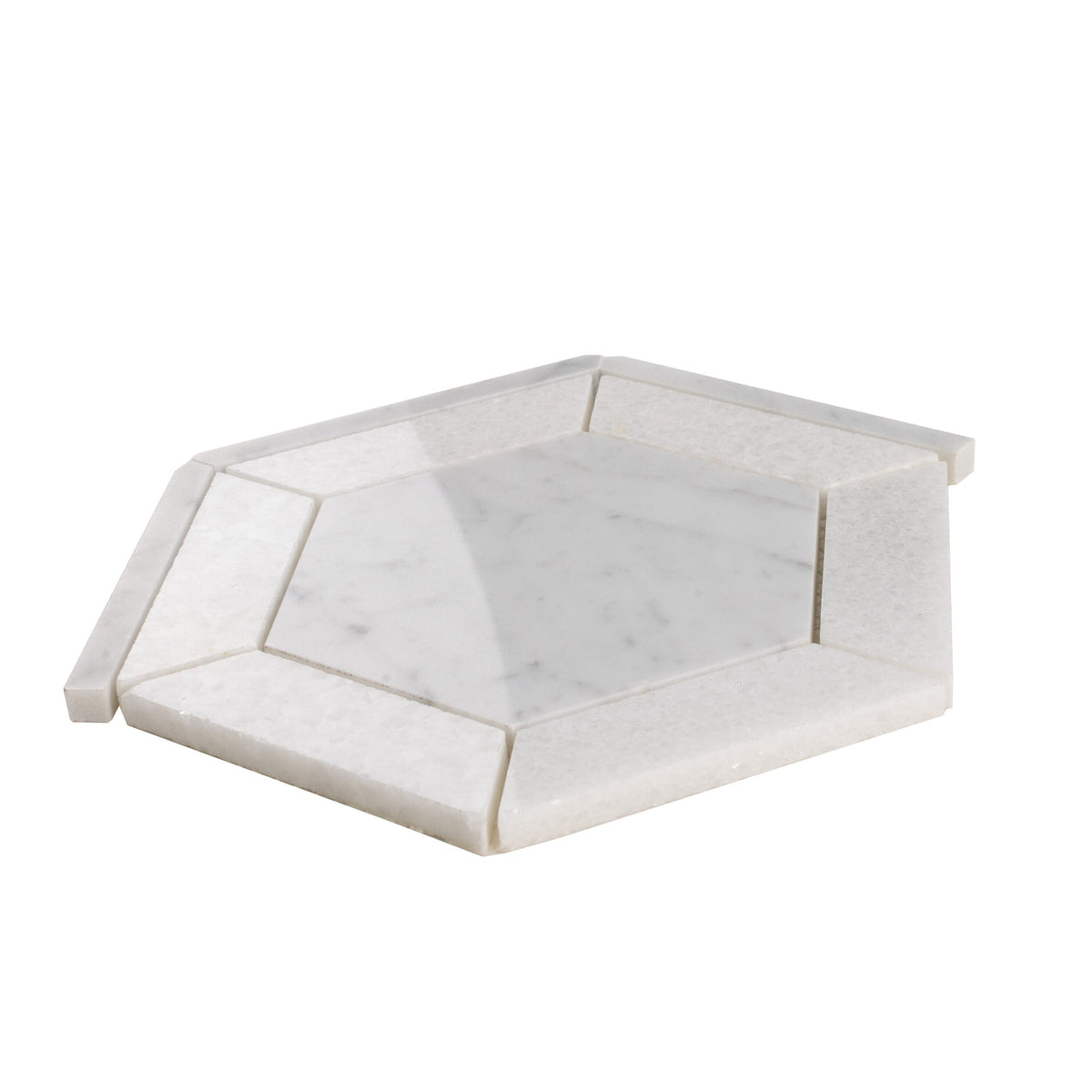 Apollo Tile (Sample) Athens White and Gray 8-in x 8-in Polished Marble Look Floor and Wall Tile