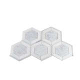 Apollo Tile (Sample) Athens White and Gray 8-in x 8-in Polished Marble Look Floor and Wall Tile