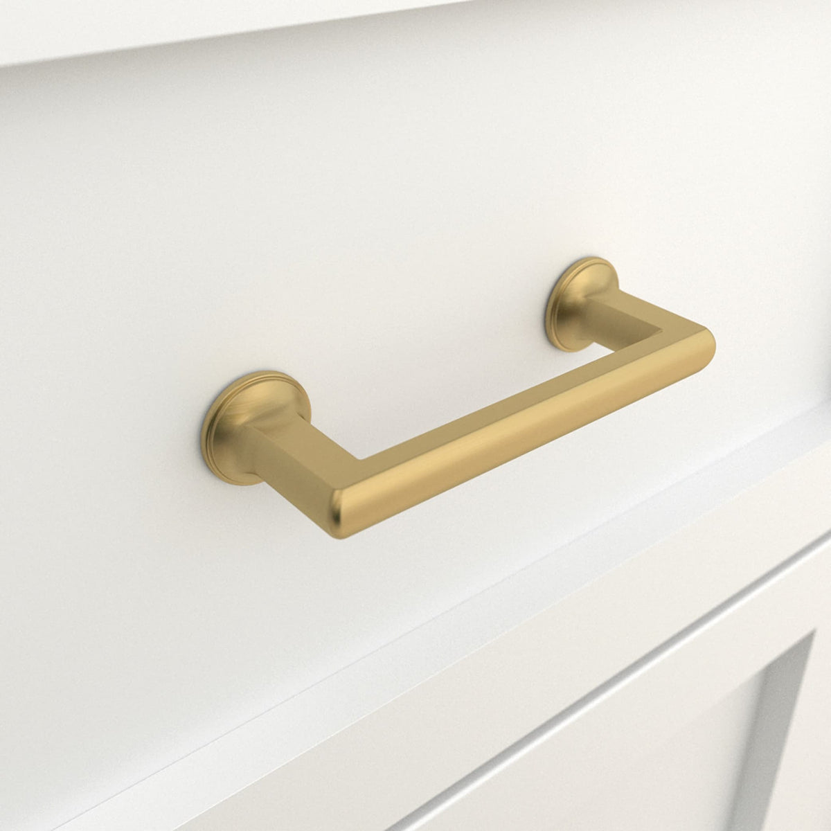 allen + roth Lowder (76mm) Center to Center Rectangular Bar Drawer Pull