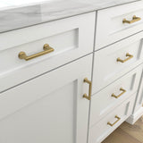 allen + roth Lowder (76mm) Center to Center Rectangular Bar Drawer Pull
