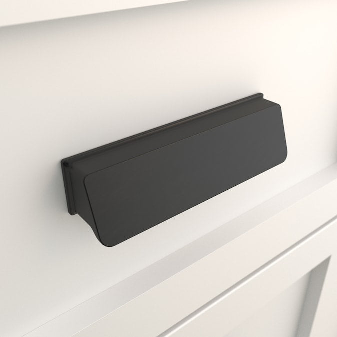 allen + roth Conway (96mm) Center to Center Square Cup Drawer Pull