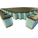 Greatmats 24-in W x 24-in L x 1.5-in T Interlocking Foam Gym Floor Tile (38.75-sq ft) (10-Pack)