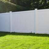 Freedom 5-in W x 5-in L White Vinyl Fence Post Top- Fits Common Post Measurement: 5-in x 5-in