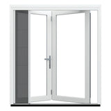 JELD-WEN 72-in x 80-in Fiberglass Folding, Right-hand folding – product-only view