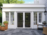 JELD-WEN 72-in x 80-in Fiberglass Folding, Right-hand folding – installed room view