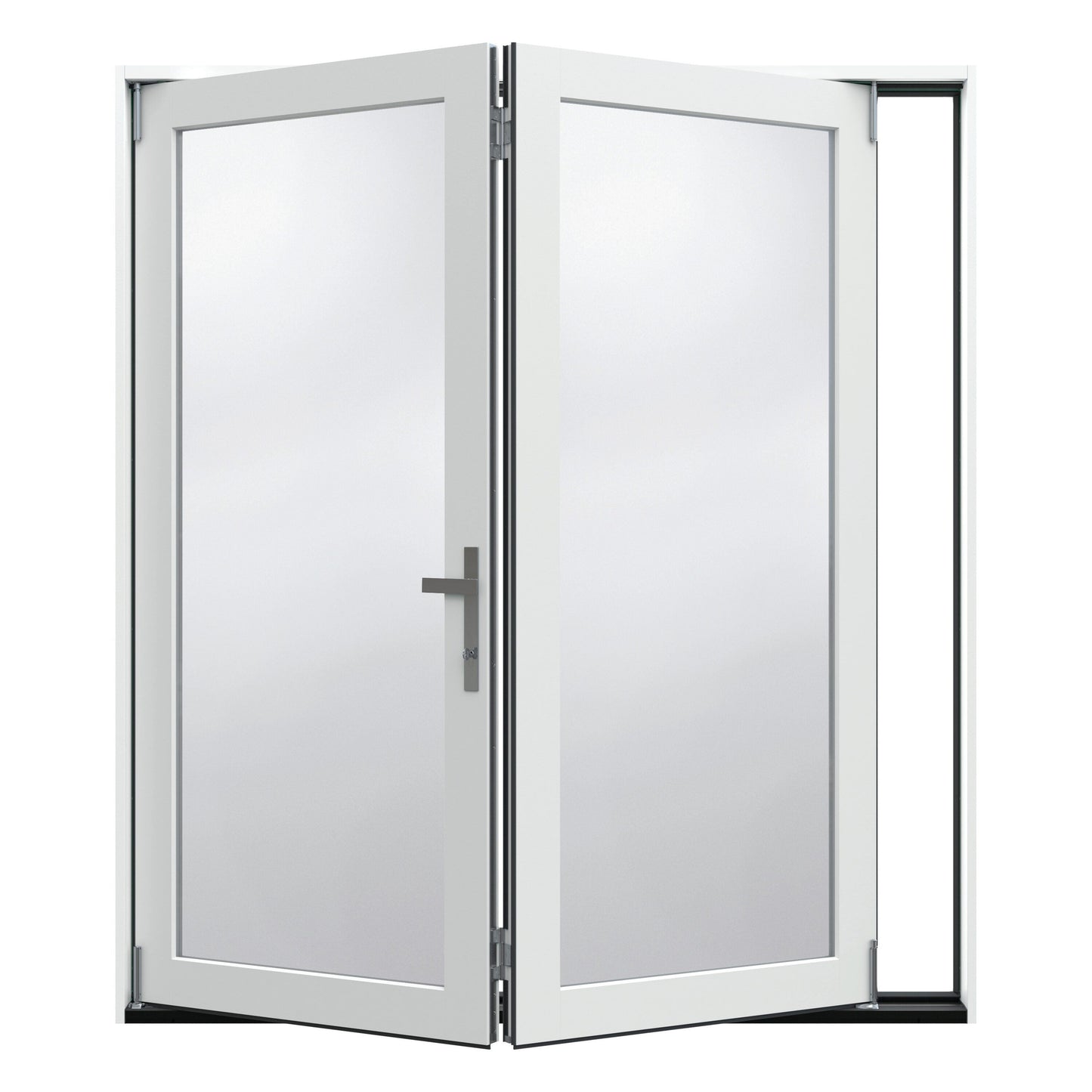 JELD-WEN 72-in x 80-in Fiberglass Folding, Left-hand folding – product-only view