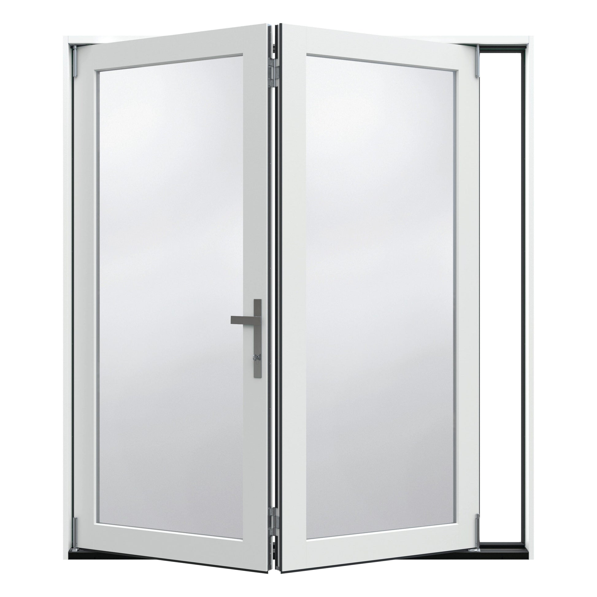 JELD-WEN 72-in x 80-in Fiberglass Folding, Left-hand folding – product-only view