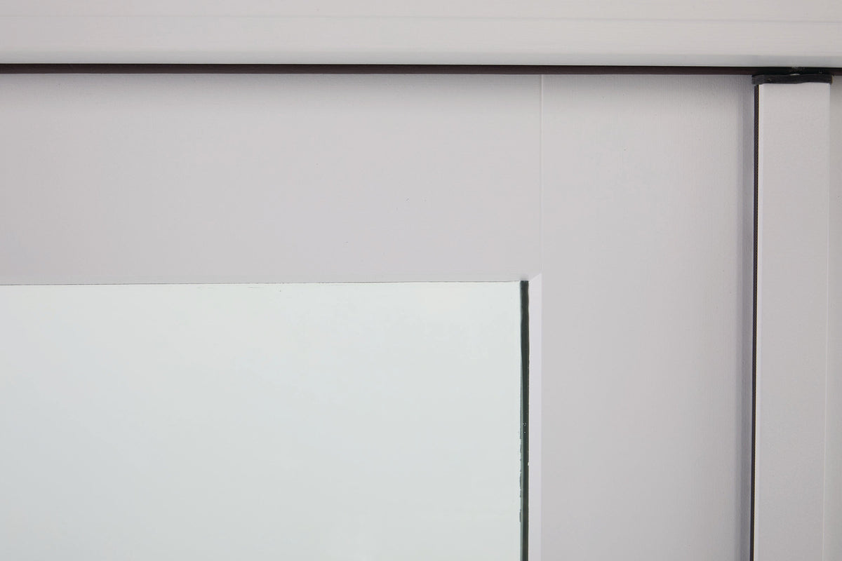 JELD-WEN 60-in x 80-in Fiberglass French, Left-hand outswing – additional view 9