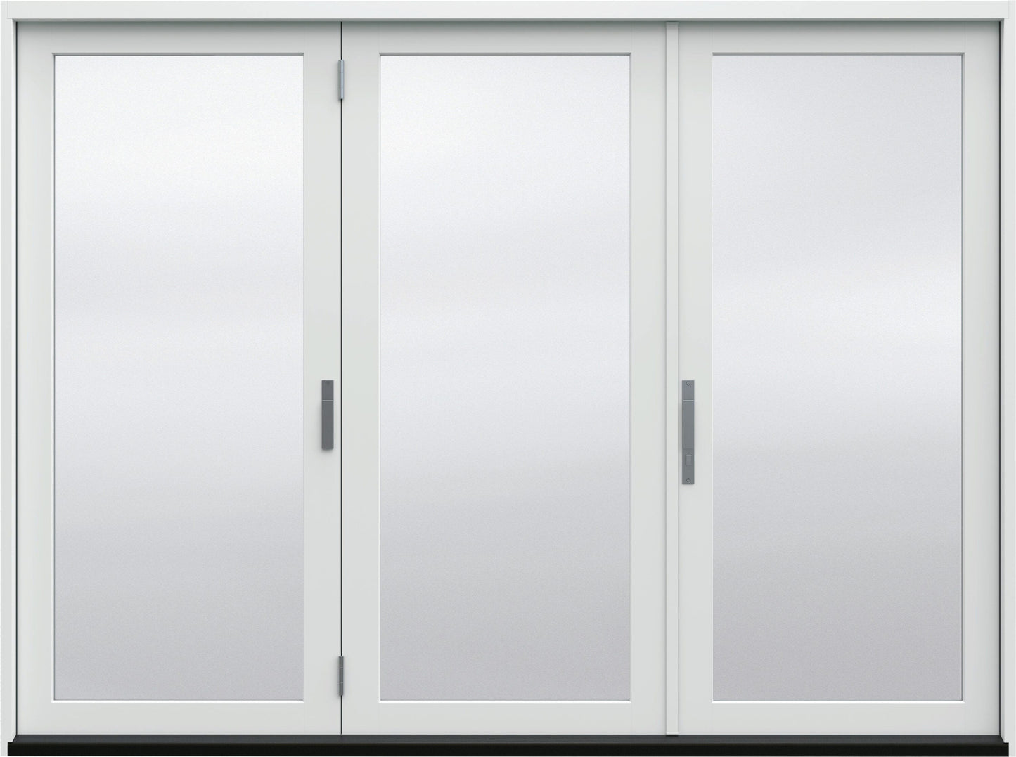 JELD-WEN 108-in x 80-in Fiberglass Folding, Right-hand folding – product-only view
