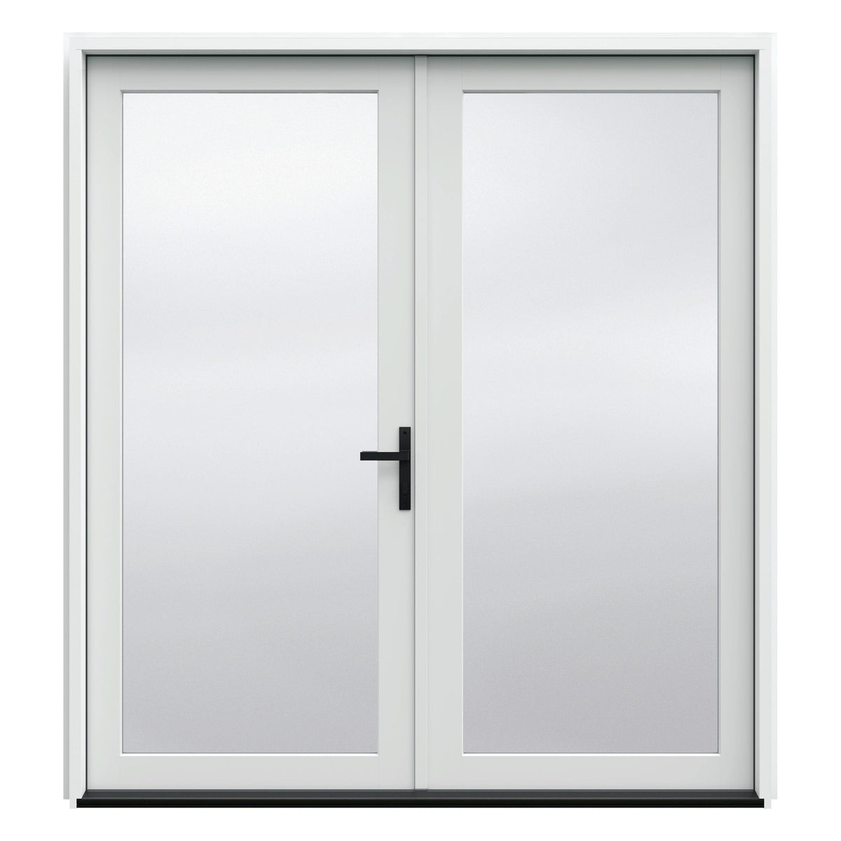 JELD-WEN 60-in x 80-in Fiberglass French, Left-hand outswing – product-only view