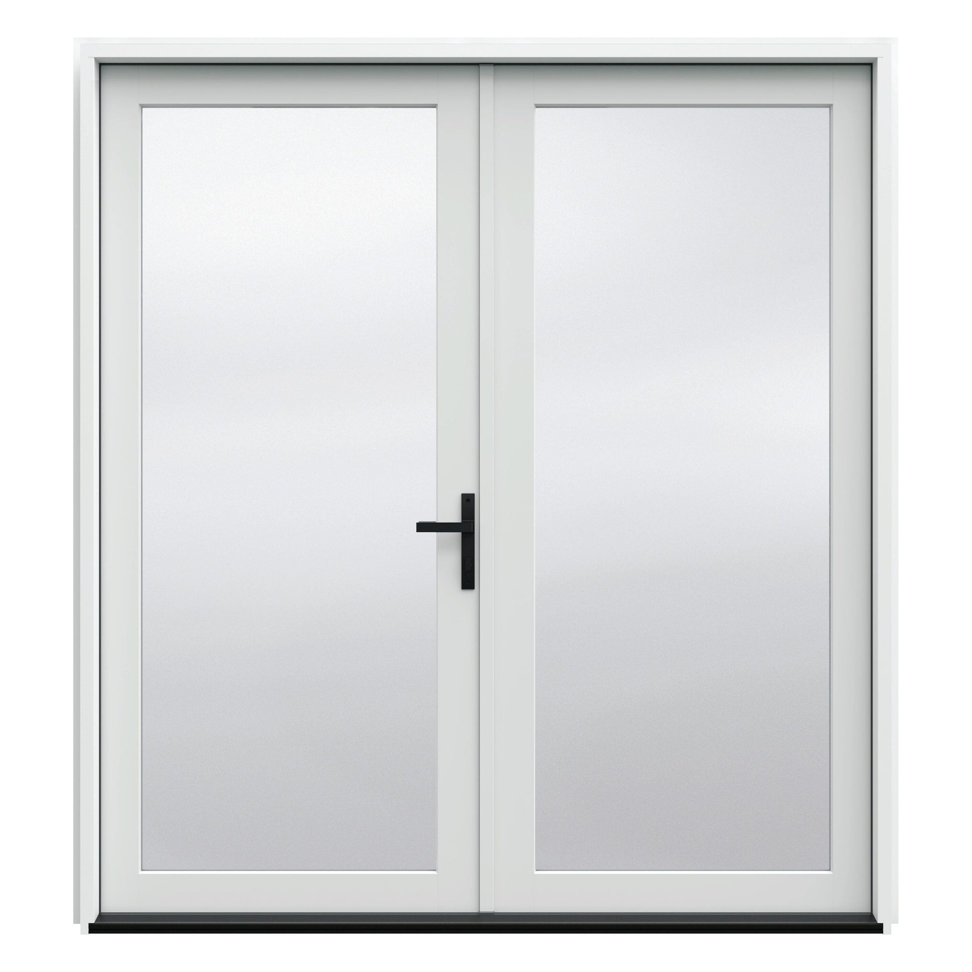 JELD-WEN 60-in x 80-in Fiberglass French, Left-hand outswing – product-only view