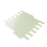Apollo Tile (Sample) Cosmos Blue 4-in x 4-in Glossy Glass Brick Mosaic Wall Tile