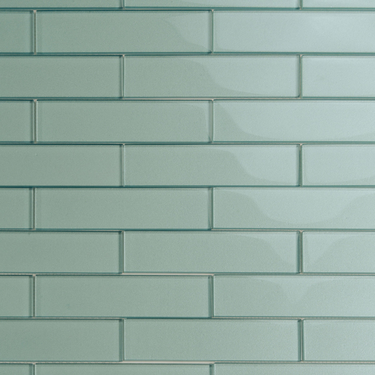 Apollo Tile (Sample) Cosmos Turkish Blue 4-in x 4-in Glossy Glass Brick Mosaic Wall Tile