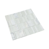 Apollo Tile (Sample) White 4-in x 4-in Honed Marble Mixed Pattern Mosaic Floor and Wall Tile