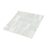 Apollo Tile (Sample) White 4-in x 4-in Honed Marble Mixed Pattern Mosaic Floor and Wall Tile